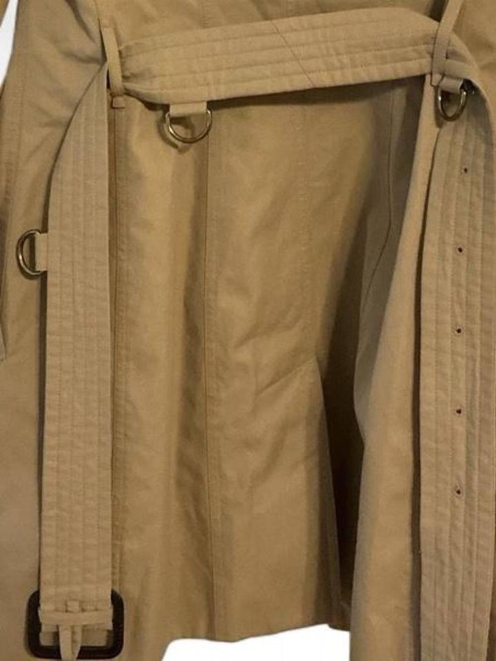 Burberry The Sandringham mid-length US 2 Trench Coat in Honey - Picture 5 of 6